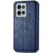 Чехол Deexe Rhombus Wallet для Motorola Moto G75 - Blue (367822L). Фото 5 из 6