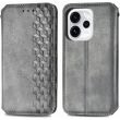 Чехол Deexe Rhombus Wallet для OPPO Reno 15 F/FS - Grey (405841H)