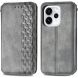 Чехол Deexe Rhombus Wallet для OPPO Reno 15 F/FS - Grey (405841H). Фото 1 из 10