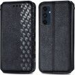 Чохол Deexe Rhombus Wallet для Samsung Galaxy A16 (A165) - Black (365214B)