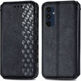 Чохол Deexe Rhombus Wallet для Samsung Galaxy A16 (A165) - Black (365214B)