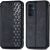 Чехол Deexe Rhombus Wallet для Samsung Galaxy A16 (A165) - Black: фото 1 из 7