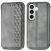 Чехол Deexe Rhombus Wallet для Samsung Galaxy S26 Plus - Grey: фото 1 из 6