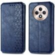 Чехол Deexe Rhombus Wallet для TECNO Spark 30C - Blue (361715L)