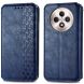 Чехол Deexe Rhombus Wallet для TECNO Spark 30C - Blue (361715L). Фото 1 из 6