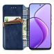 Чехол Deexe Rhombus Wallet для TECNO Spark 30C - Blue (361715L). Фото 2 из 6