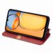 Чехол Deexe Rhombus Wallet для Xiaomi Redmi 13C / Poco C65 - Red (342562R). Фото 3 из 6