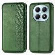 Чехол Deexe Rhombus Wallet для Xiaomi Redmi Note 15 (4G/5G) / Poco M8 5G - Green (404652G)