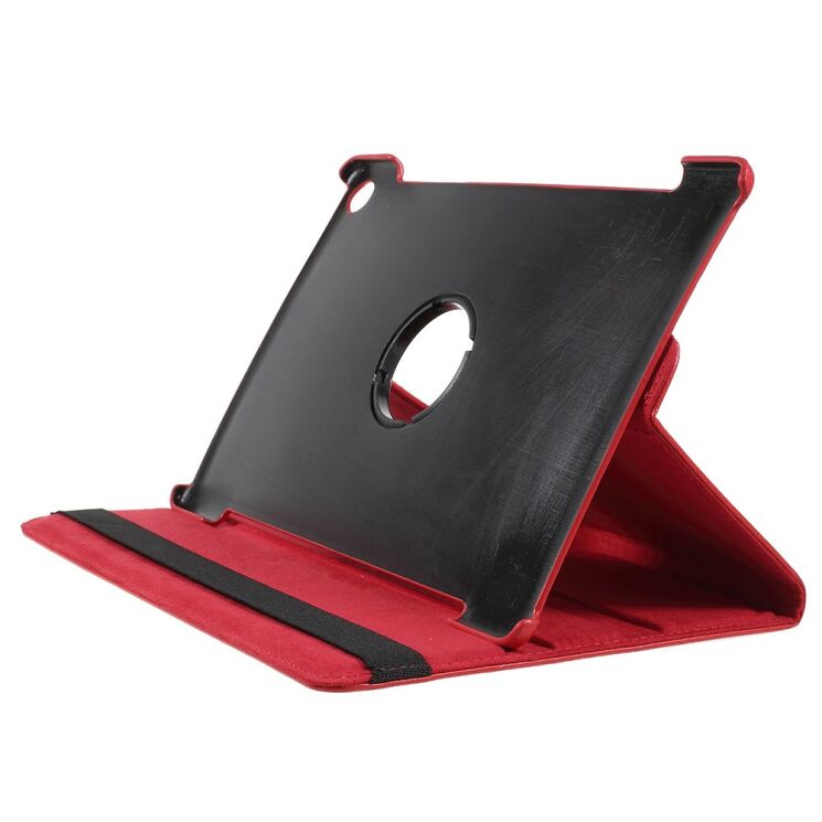 Чохол Deexe Rotation для Huawei MediaPad M5 10 - Red: фото 4 з 6