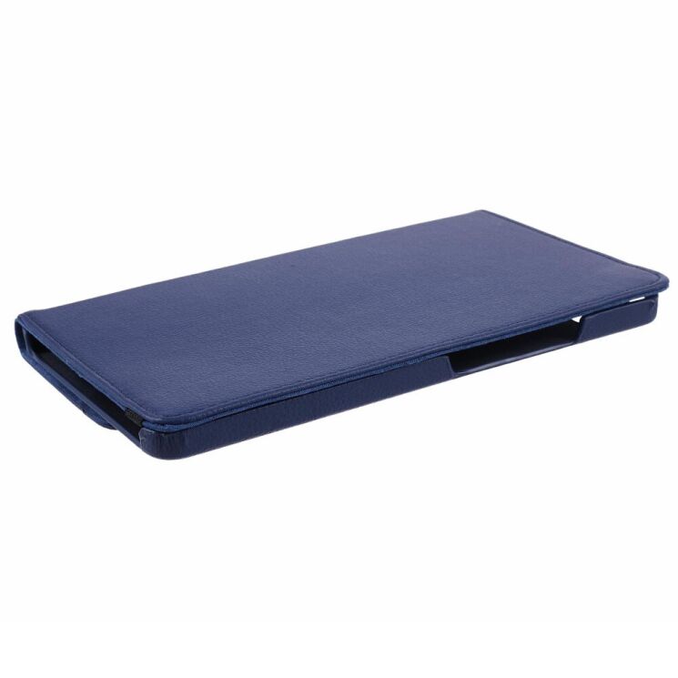 Чехол Deexe Rotation для Samsung Galaxy Tab A9 (X110/115) - Dark Blue: фото 9 из 11