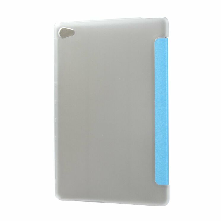 Чехол Deexe Silk Texture для Huawei MediaPad M5 Lite 10 - Baby Blue: фото 2 из 2