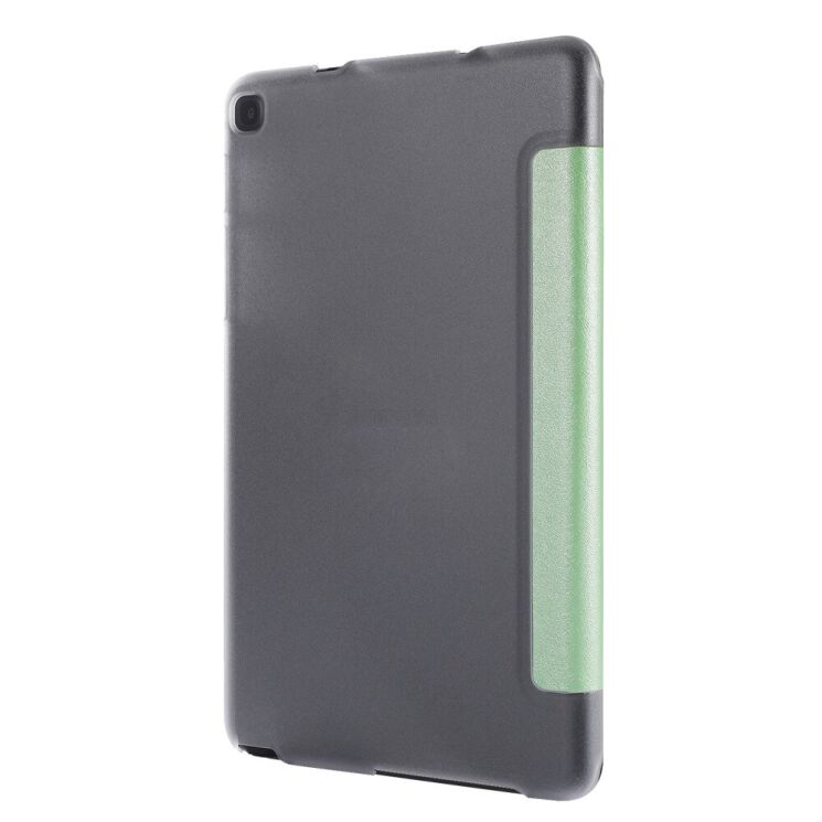 Чехол Deexe Silk Texture для Samsung Galaxy Tab A7 Lite (T220/T225) - Green: фото 3 из 8