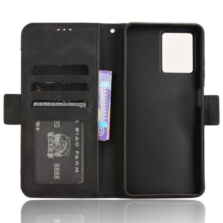 Чехол Deexe Wallet Stand для HMD Fusion - Black: фото 2 из 7