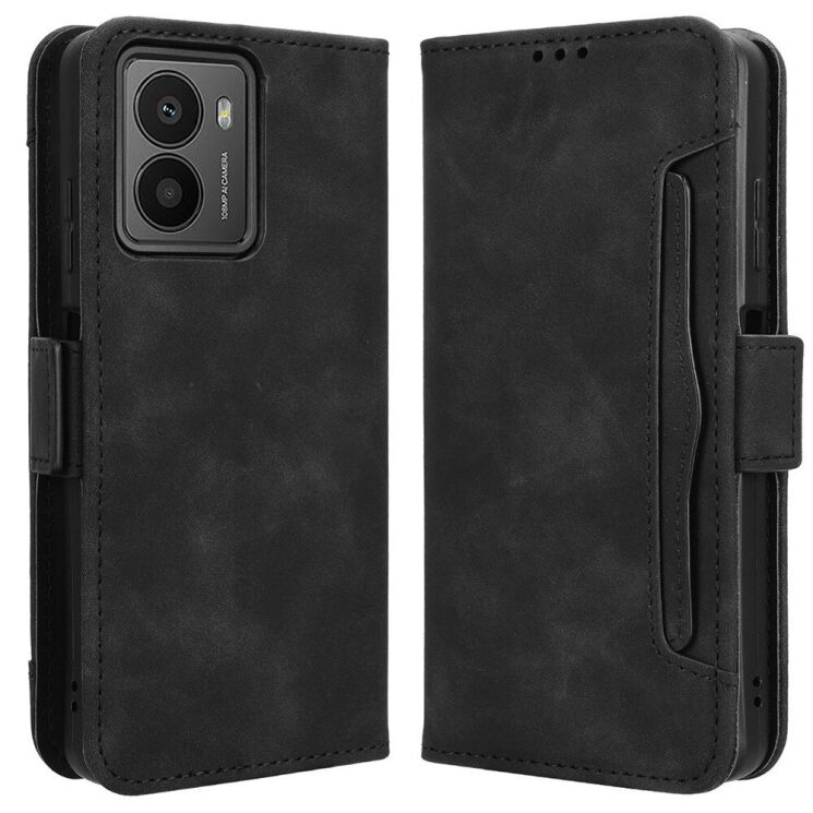 Чехол Deexe Wallet Stand для HMD Fusion - Black: фото 1 из 7