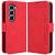 Чехол Deexe Wallet Stand для Infinix Hot 50 Pro Plus - Red: фото 1 из 7