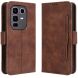 Чехол Deexe Wallet Stand для Infinix Note 50 Pro Plus - Brown (380609Z). Фото 1 из 15