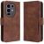 Чехол Deexe Wallet Stand для Infinix Note 50 Pro Plus - Brown: фото 1 из 15