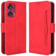 Чехол Deexe Wallet Stand для Motorola Edge 50 Fusion - Red (354242R)