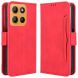 Чехол Deexe Wallet Stand для Motorola Moto G15 / G15 Power - Red (372607R). Фото 1 из 7