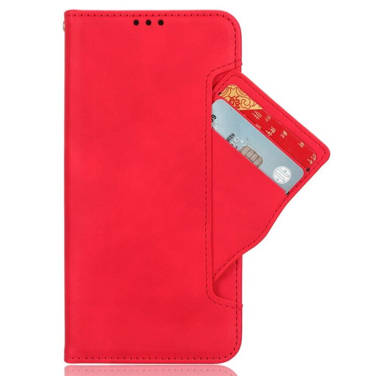 Чохол Deexe Wallet Stand для Nokia G42 - Red: фото 2 з 7