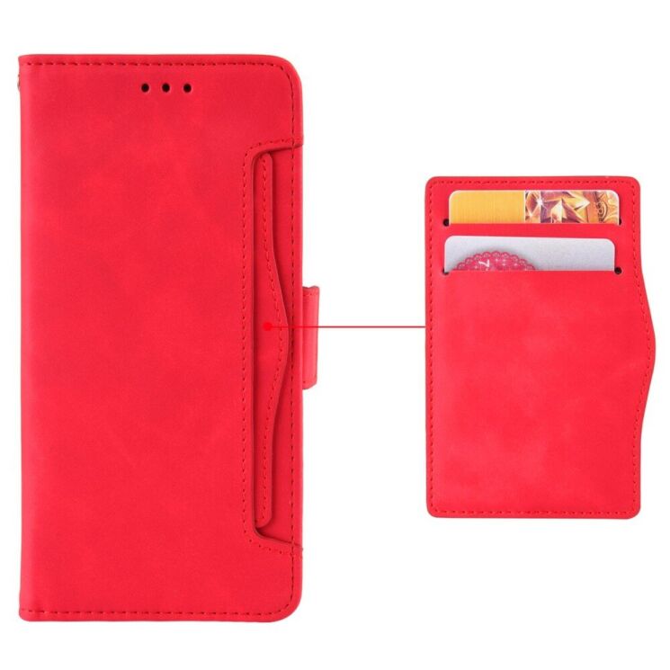 Чохол Deexe Wallet Stand для Nokia G42 - Red: фото 5 з 7