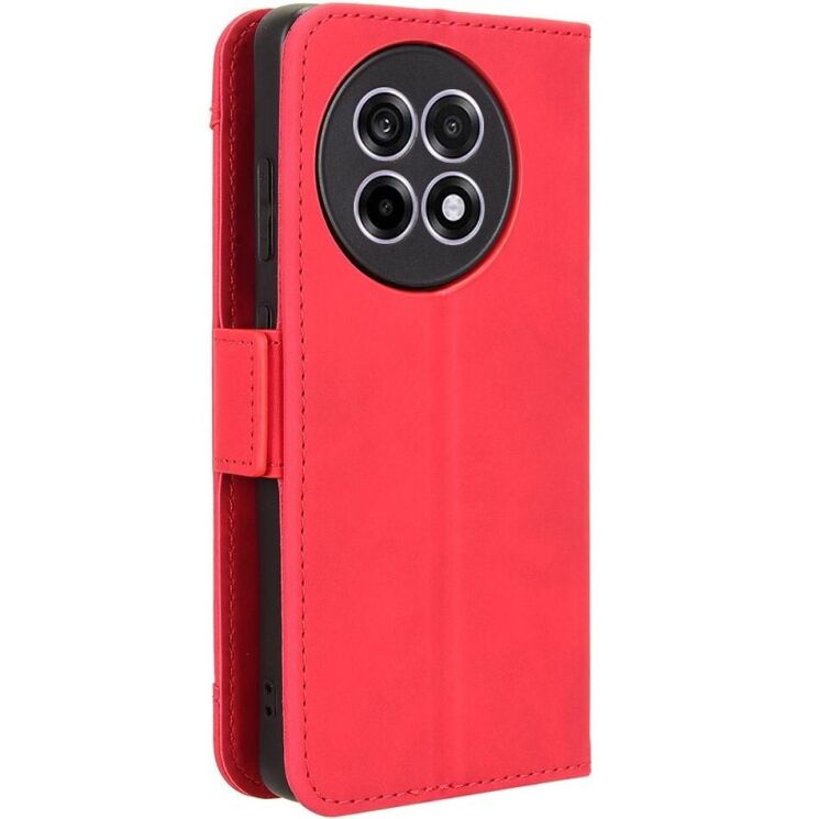 Чехол Deexe Wallet Stand для OnePlus 13R / Ace 5 / Ace 5 Pro - Red: фото 6 из 7