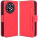 Чехол Deexe Wallet Stand для OnePlus 13R / Ace 5 / Ace 5 Pro - Red (373701R). Фото 1 из 7