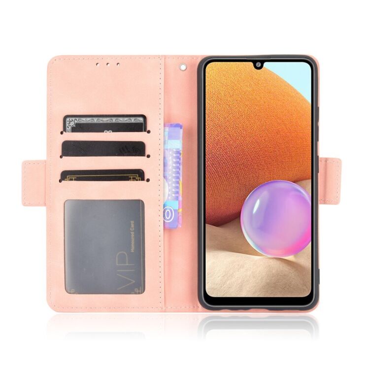 Чехол Deexe Wallet Stand для Samsung Galaxy A32 (А325) - Rose Gold: фото 8 из 11