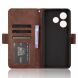 Чохол Deexe Wallet Stand для TECNO Pova 6 Neo - Brown (359610Z). Фото 5 з 7