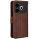 Чохол Deexe Wallet Stand для TECNO Pova 6 Neo - Brown (359610Z). Фото 7 з 7
