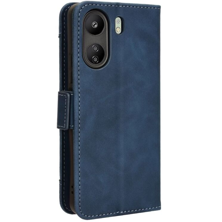 Чехол Deexe Wallet Stand для Xiaomi Redmi 13C / Poco C65 - Blue: фото 7 из 7