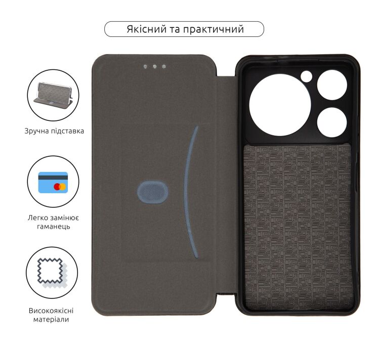 Чехол-книжка ArmorStandart G-Case для ZTE Nubia Music - Black: фото 3 из 3