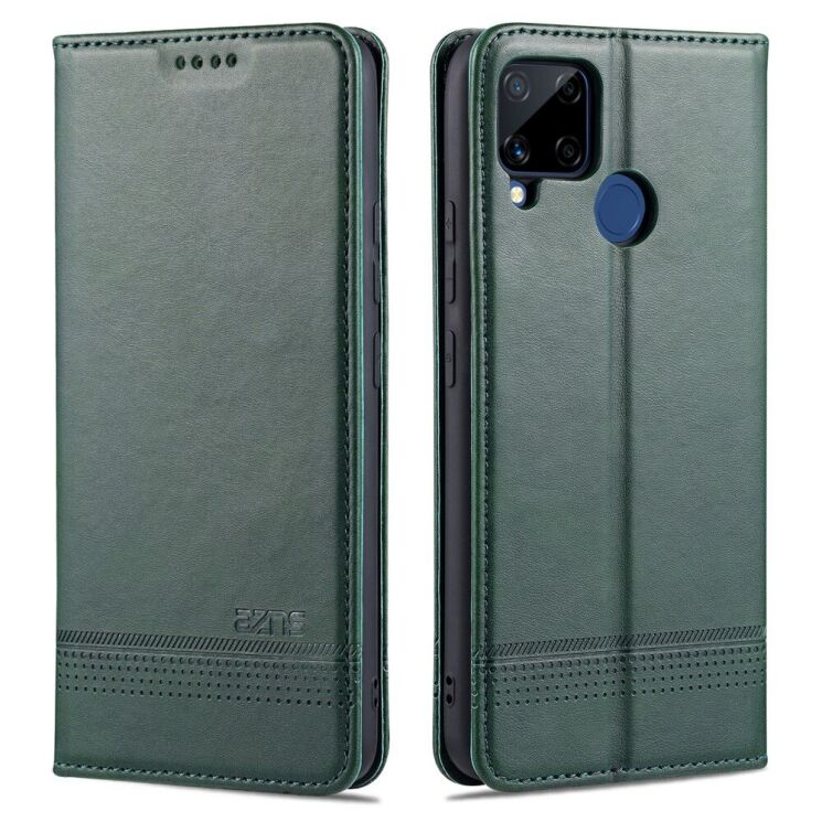 Чехол-книжка AZNS Classic Series для Realme C15 - Green: фото 1 из 9