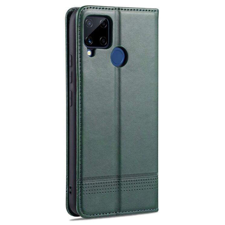 Чехол-книжка AZNS Classic Series для Realme C15 - Green: фото 4 из 9