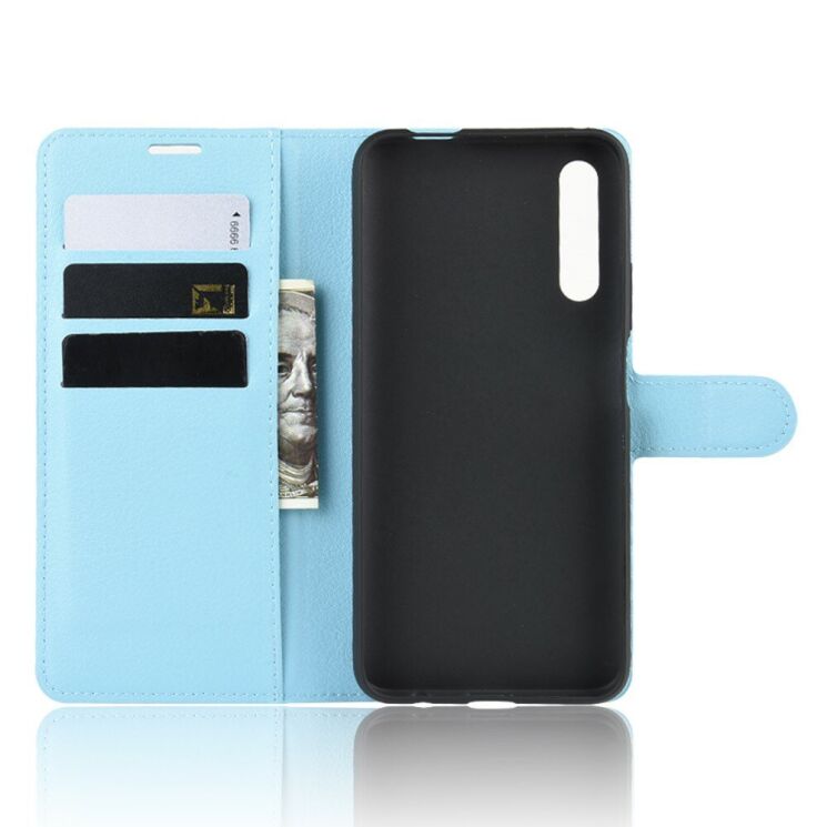 Класичний чохол-книжка Deexe Book Type для Huawei Honor 9X (Китайская версия) - Baby Blue: фото 3 з 6