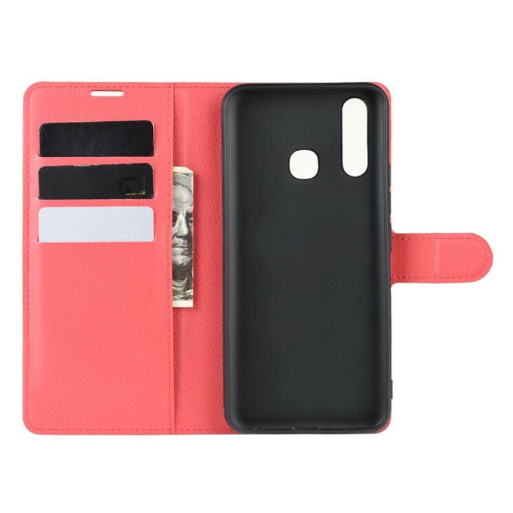 Классический чехол-книжка Deexe Book Type для VIVO Y19 - Red: фото 3 из 6