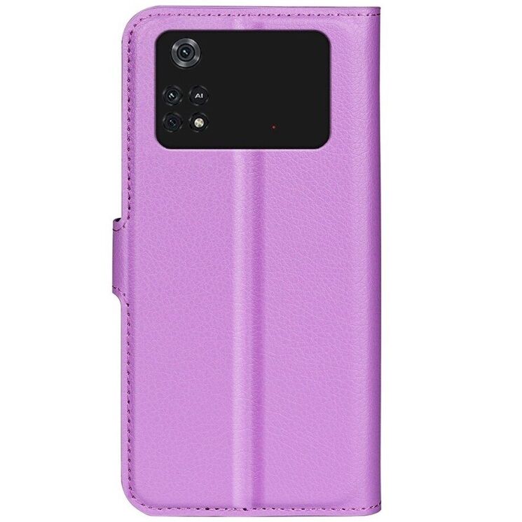 Чехол-книжка Deexe Book Type для Xiaomi Poco M4 Pro 4G - Purple: фото 4 из 7