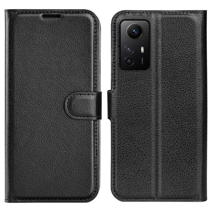 Чехол-книжка Deexe Book Type для Xiaomi Redmi Note 12S - Black: фото 1 из 11