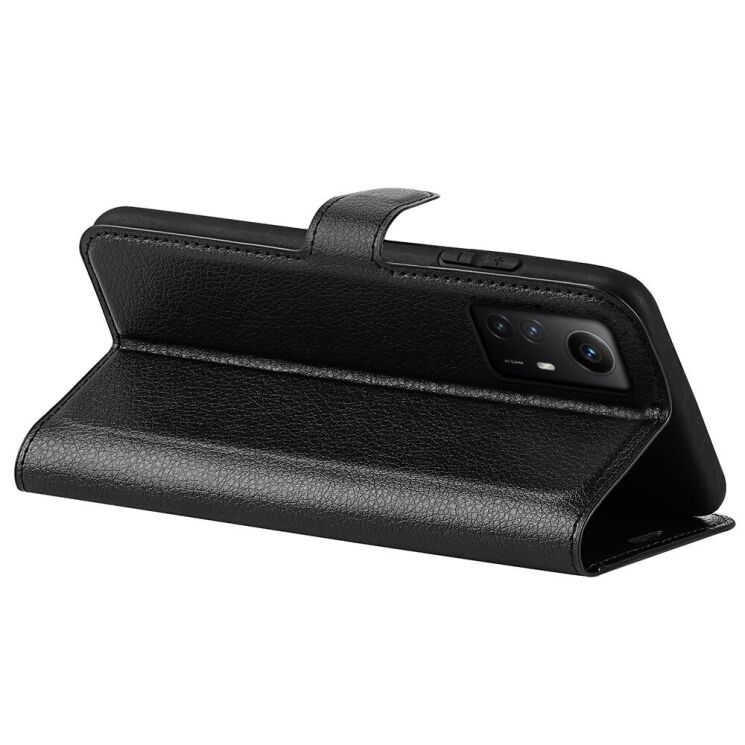 Чехол-книжка Deexe Book Type для Xiaomi Redmi Note 12S - Black: фото 4 из 11