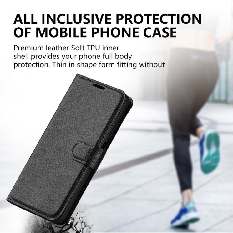 Чохол-книжка Deexe Book Type для Xiaomi Redmi Note 12S - Red: фото 8 з 9