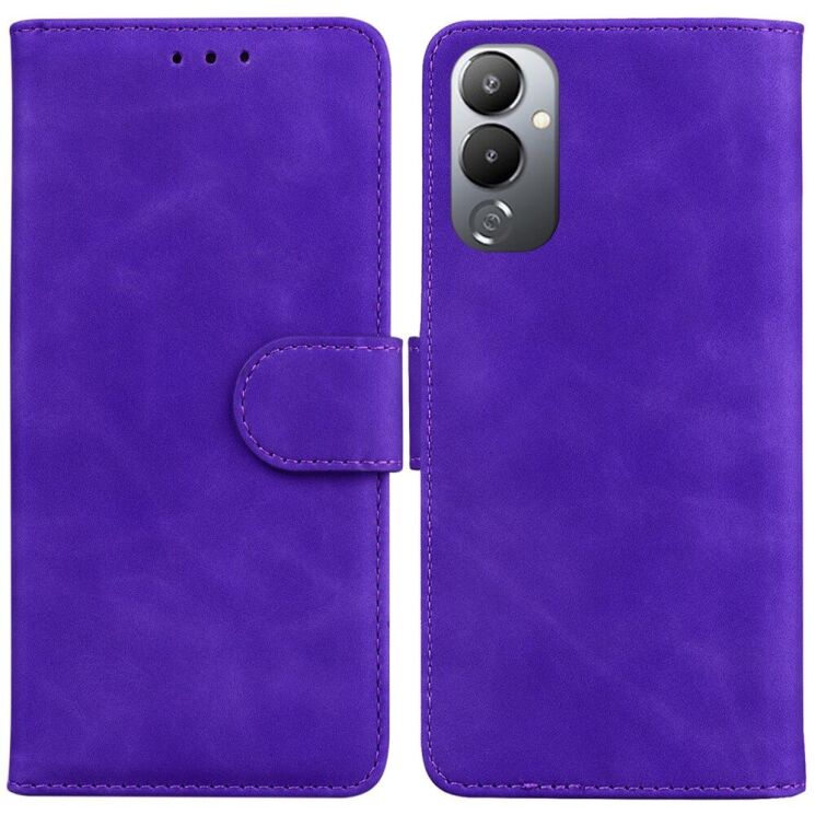Чехол-книжка Deexe Classic Series для Tecno Pova 4 (LG7n) - Purple: фото 1 из 8