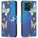 Чехол-книжка Deexe Color Wallet для HMD Pulse / Pulse Plus - Golden Butterflies (354412F). Фото 1 из 8