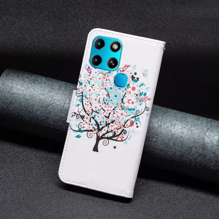 Чохол з малюнком Deexe Color Wallet для Infinix Smart 6 (X6511) - Little Tree: фото 5 з 7