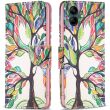 Чехол-книжка Deexe Color Wallet для Samsung Galaxy A05 (A055) - Life Tree (340406G)