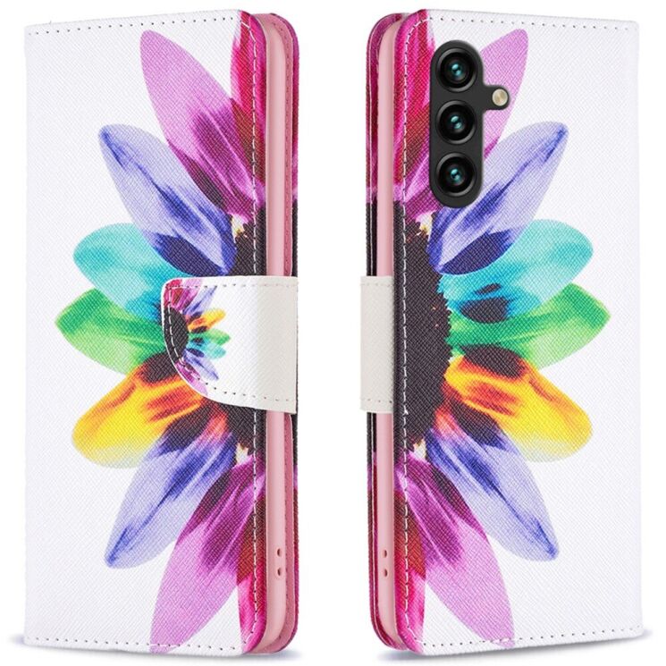 Чехол-книжка Deexe Color Wallet для Samsung Galaxy A16 (A165) - Sunflower: фото 1 из 7