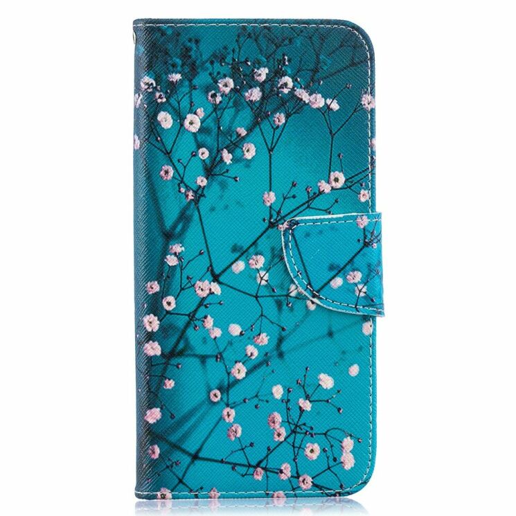 Чехол-книжка Deexe Color Wallet для Samsung Galaxy A50 (A505) / A30s (A307) / A50s (A507) - Tree with Flowers: фото 2 из 8