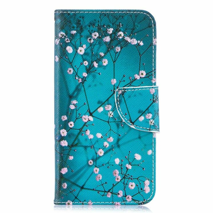 Чехол-книжка Deexe Color Wallet для Samsung Galaxy S10e (G970) - Tree with Flowers: фото 2 из 8