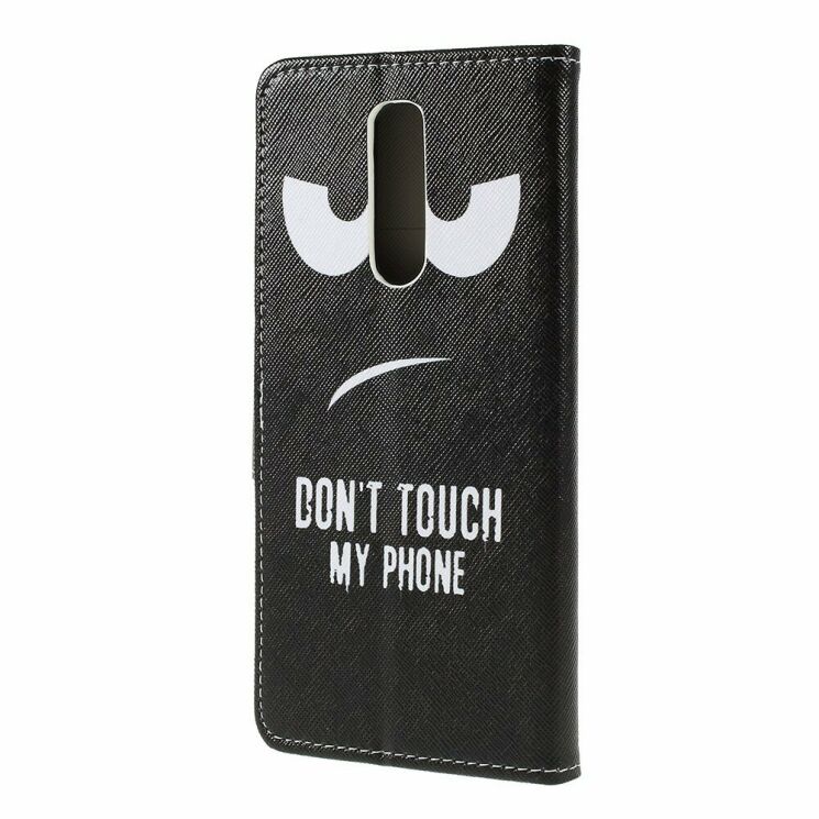 Чехол с рисунком Deexe Color Wallet для Sony Xperia 1 - Do Not Touch My Phone: фото 3 из 9