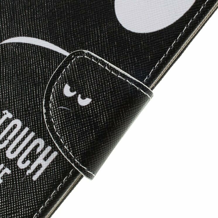 Чехол с рисунком Deexe Color Wallet для Sony Xperia 1 - Do Not Touch My Phone: фото 6 из 9