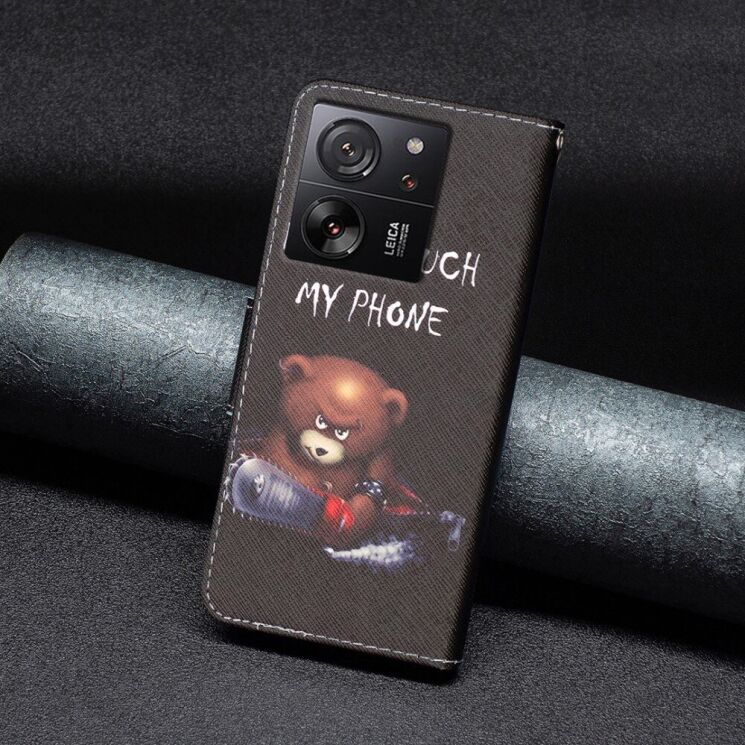 Чехол-книжка Deexe Color Wallet для Xiaomi 13T / 13T Pro - Bear: фото 6 из 8